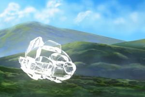 Ep4 3D Tadpole Ship - Cloaked