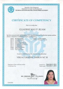 RUAM_ one COC only of VGD certificate