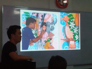 Kerby's early style - Mural