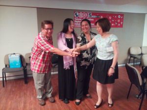 Me, Cooky's, Grace and Taiwan Association rep 1